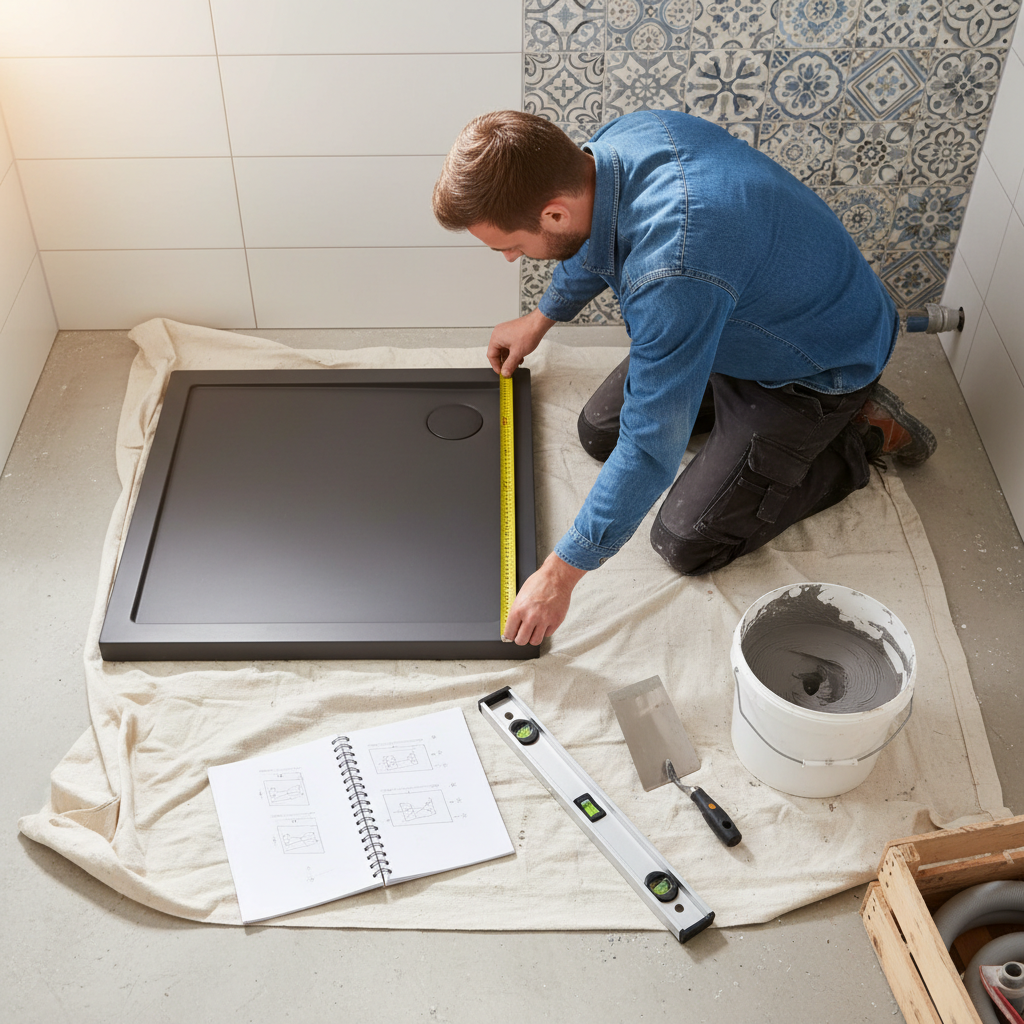 Pose de receveur de douche : guide complet pour encastrer et installer un bac