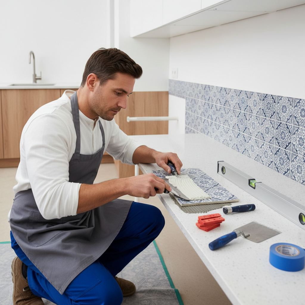 Coller crédence cuisine : guide complet pour poser une crédence efficacement