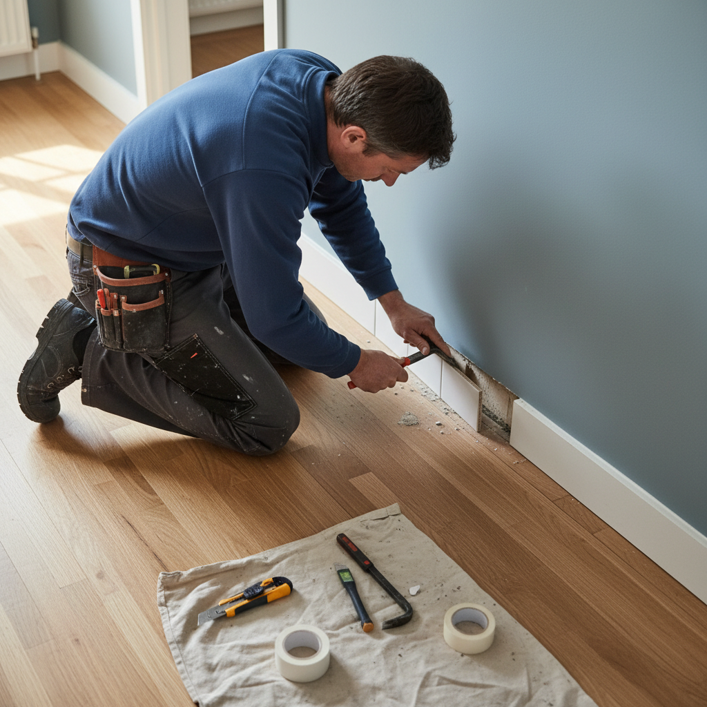 Comment enlever des plinthes en carrelage : guide et astuces efficaces