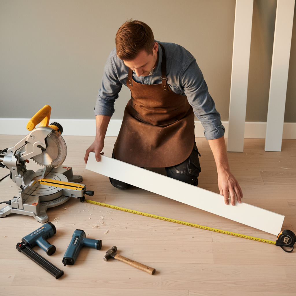Guide complet pour fixer une plinthe et poser des surplinthes efficacement