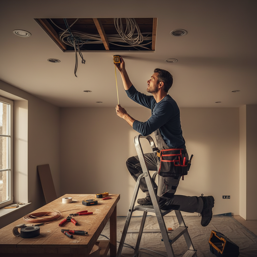 Guide complet pour installer spot plafond et spots encastrables efficacement