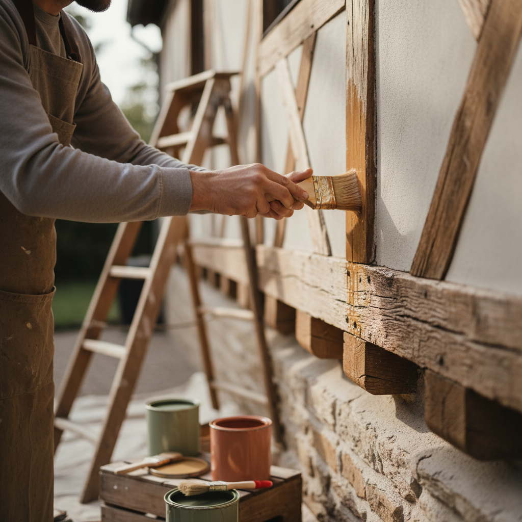 Rénovation colombage extérieur : techniques, matériaux et conseils essentiels