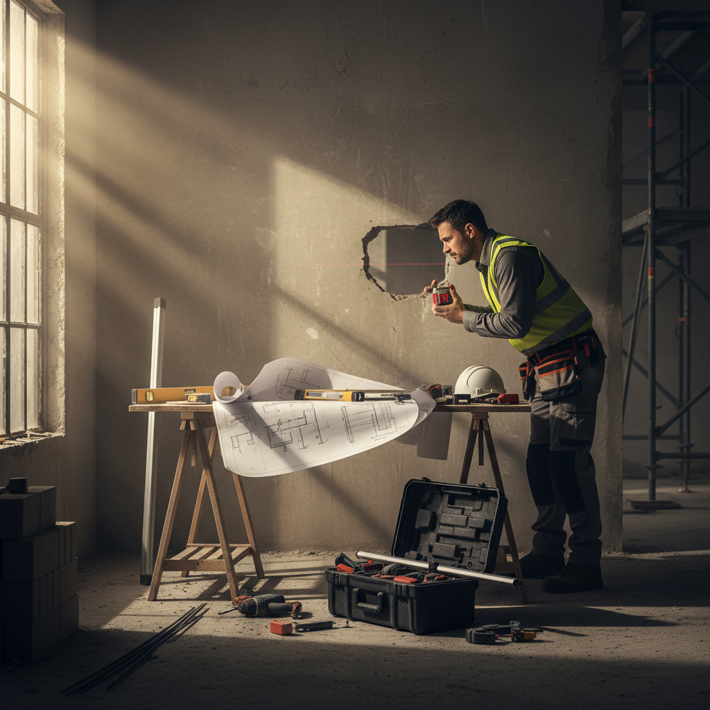 Trou dans mur porteur : risques, techniques et précautions essentielles